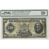 Image 1 : The Royal Bank of Canada 1927 $100 #015216 CH-630-14-20 PMG VF20. A lovely example. Scarce.