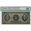 Image 1 : The Union Bank of Canada 1921 $5 #730-20-02 PMG VF20. Very scarce issue. Seldom offered.