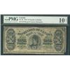 Image 1 : 1878 $1 DC-8h #077736 Payable at Halifax PMG VG10 Net. Corner missing. Only 8 known.