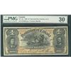 Image 1 : 1898 $1 DC-13c #873406 PMG VF30.