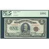 Image 1 : 1923 $1 DC-25i B1805908 PCGS UNC64PPQ A near Gem example. Flashy.