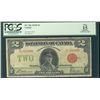 Image 1 : 1923 $2 DC-26b #D-966900 PCGS F15 Apparent. Small edge splits.
