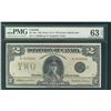 Image 1 : 1923 $2 DC-26j #U-434089 PMG CH UNC63EPQ. Rare in this choice condition.