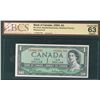 Image 1 : 1954 $1 BC-37bA #*IO0641786 BCS CH UNC63.