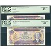 Image 1 : 1971 $10 BC-49bA #*DR & BC-49cA #*VA PCGS EF40 & EF45 respectively. Lot of 2 notes.