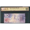 Image 1 : 2001 $10 BC-63aA #FDU9745379 BCS Gem UNC65.