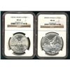 Image 1 : Mexico 1982MO S1ONZA & 2005 S1ONZA NGC MS64. Lot of 2 coins.