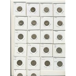US decimal lot. Includes 1882, 1901, 1902 1¢, 1911-1958 Wheat cents(40), 1959 to 2004 1¢(207), 1902-