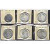 Image 1 : US 1951D 50¢, $1 1880S(2) MS64, 1903 MS60, 1921 MS64 & 1925 MS63. Lot of 6 pcs all ICCS graded with 