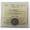 Image 1 : Nfld 1888 5¢ Obv 3 ICCS VF20.