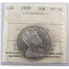Image 1 : 1909 50¢ ICCS VF30.