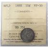 Image 1 : Nfld 1888 10¢ ICCS VF30.