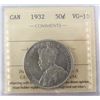 Image 1 : 1932 50¢ ICCS VG10.