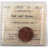 Image 1 : Nfld 1943c 1¢ ICCS MS63RB.