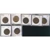Image 1 : 1858 1¢, 1887, 1896, 1908, 1909, 1912 & 1918. Lot of 7 coins VG to EF and 1887 lustrous AU/UNC with 