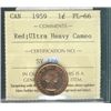 Image 1 : 1959 1¢ ICCS PL66 Ultra Heavy Cameo.