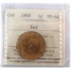 Image 1 : 1908 1¢ ICCS MS64RD. Sharp 95% red issue.