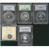 Image 1 : 1967 10¢ PL63, PL64 Hvy Cam & 1949 $1 PL64. Lot of 3 coins all PCGS with exception of 1967 10¢ PL64.