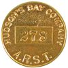 Image 1 : HBC Badge/Pin. Depicts #278 in the middle surrounded by ‘A.R.S.T. HUDSON’S BAY COMPANY’. Letter of p