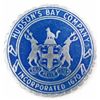 Image 1 : HBC, Foil seal. Blue and silver with Coat of Arms at center and HUDSON’S BAY COMPANY, INCORPORATED 1