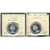 Image 1 : 1963 50¢ & 1964 ICCS PL66 Heavy Cameo. Lot of 2 coins.