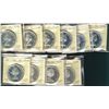 Image 1 : 1959 $1, 1960, 1960, 1962, 1964 Missing Dot(2), 1964 & 1966(3) ICCS PL64.. Lot of 10 coins with some