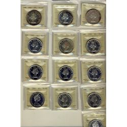 1959(2) $1, 1960(2), 1961, 1962(2), 1964(2), 1964 Missing Dot(2) & 1965 SmBds Ptd, SmBds Blt ICCS PL