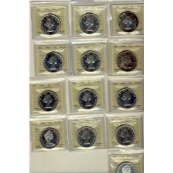 1959(2) $1, 1960(2), 1961, 1962(2), 1964(2), 1964 Missing Dot(2) & 1965 SmBds Ptd, SmBds Blt ICCS PL