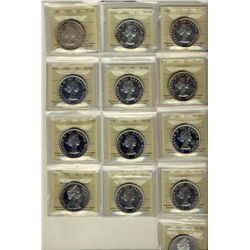 1959(2) $1, 1960(2), 1961, 1962(2), 1964(2), 1964 Missing Dot(2) & 1965 SmBds Ptd, SmBds Blt ICCS PL