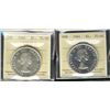 Image 1 : 1960 & 1961 $1 ICCS PL66. Lot of 2 coins.