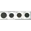 Image 1 : NS-20B3, 21A3, 21A1 & 28A all F+. Lot of 4 tokens. (PBBC).