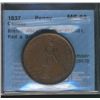 Image 1 : CH#LC-9B1, BR: 521 CCCS MS62RB.”.  Issued 1837.