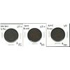 Image 1 : AM-1A4, AM-4 & AM-5 VF - VF+. Lot of 3 tokens. (PBBC).