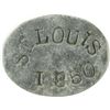 Image 1 : B.40 (CE-248A1) St.Louis de Gonzague 1850 issue, thin letters. VF-EF for issue (R6).