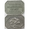 Image 1 : B.267 (ST-208A2) Stock token Presbyterian Church, left end ribbon turning outwards (R8) BU.