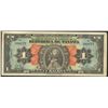 Image 1 : Panama, 1941 1 Balboa, pick.22. A nice VF with pinholes.