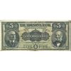 Image 1 : The Molson’s Bank 1908 $5 #119446 CH-490-30-02 F/VF.