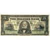 Image 1 : The Molson’s Bank 1912 $5 #196594 CH-490-32-02 VF.