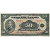 Image 1 : 1935 $50 BC-14 #F01263 CCCS VF20. Scarce french issue.