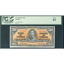1937 $50 BC-26b #BH4010991 PCGS UNC61.
