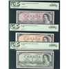 Image 1 : 1954 $1 BC-29b, $2 BC-30b & $5 BC-32a PCGS AU53. Lot of 3 notes.