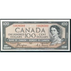 1954 $100 BC-35a #AJ1626593 AU to UNC issue.