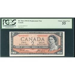 1954 $2 BC-38Aa #*AB0026497 PCGS CH AU55.