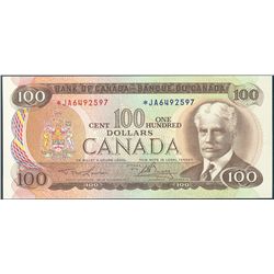 1975 $100 BC-52aA #*JA6492597 PCGS Gem UNC65PPQ.