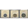 Image 1 : Test Token CH# TT-25.1B, TT-200.6 both MS60 & TT-200,17 MS63 . Lot of 3 ICCS coins.