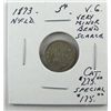Image 1 : Nfld 1873 5¢ VG. (PBA). Very minor bend. (PBA).