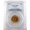 Image 1 : 1911c Gold Sovereign PCGS MS64.
