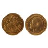Image 1 : 1919c Gold Sovereign NGC MS64. Lots of lustre, well struck.