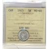 Image 1 : 1915 5¢ ICCS MS60. Tough to find key date in mint state. Lustrous.
