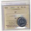 Image 1 : 1953 5¢ SF ICCS MS66.
